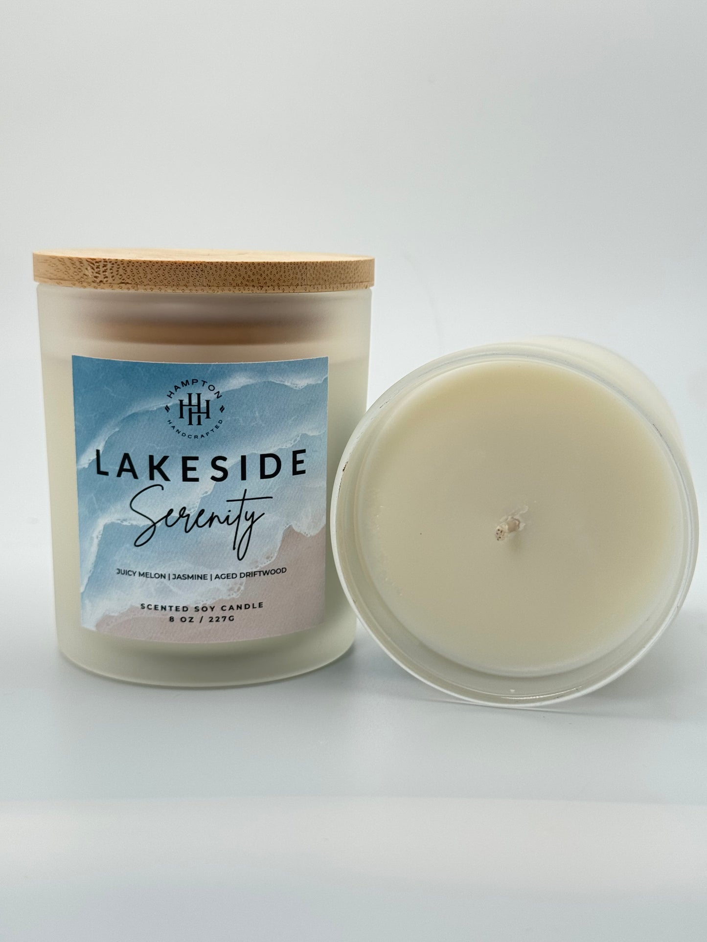 Lakeside Serenity - Citrus | Aquatic | Driftwood