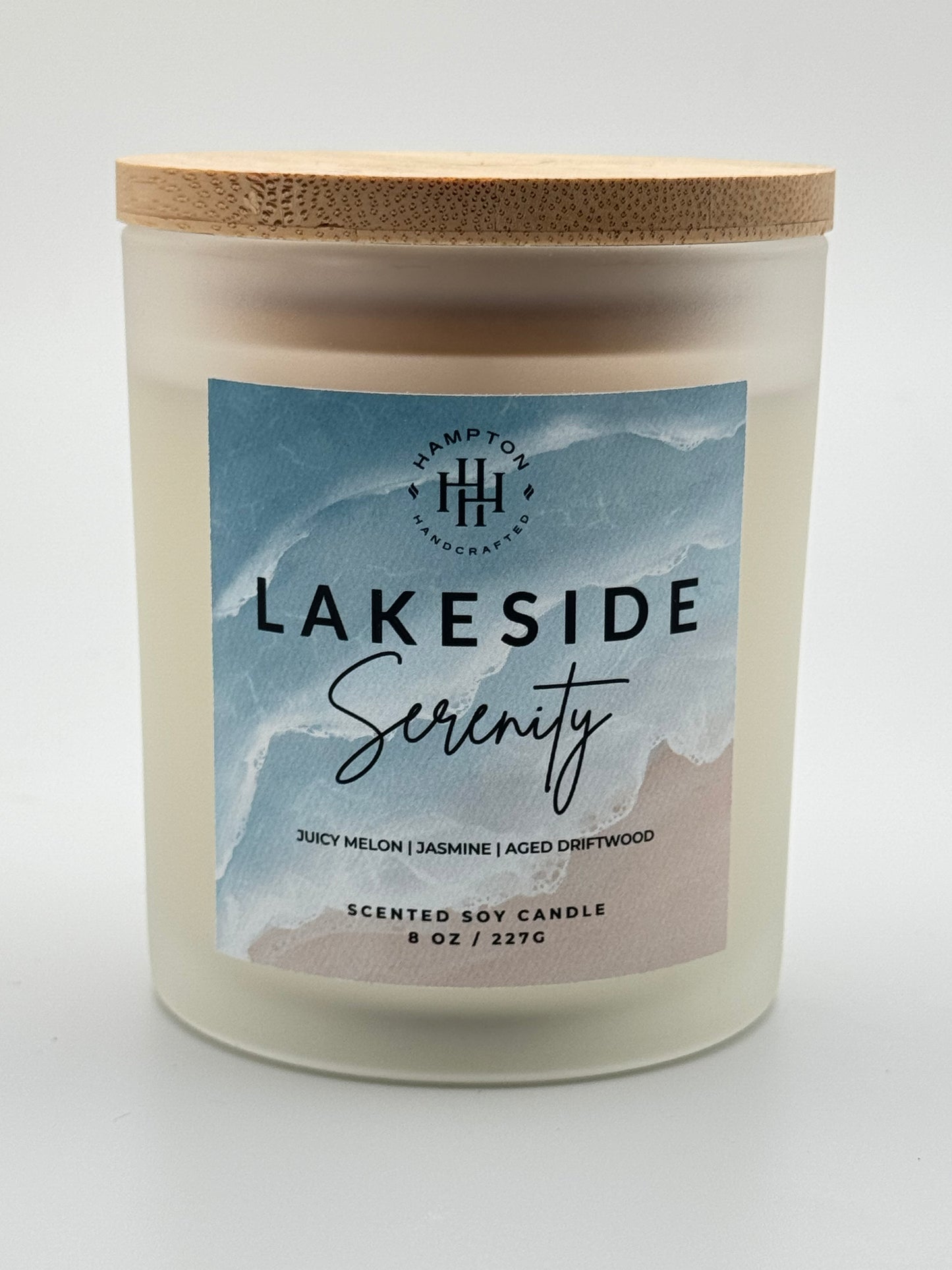 Lakeside Serenity - Citrus | Aquatic | Driftwood