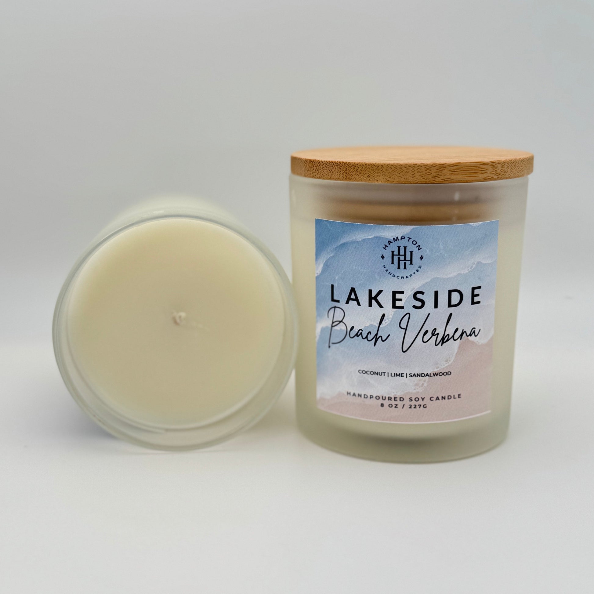 Lakeside Beach verbena candle