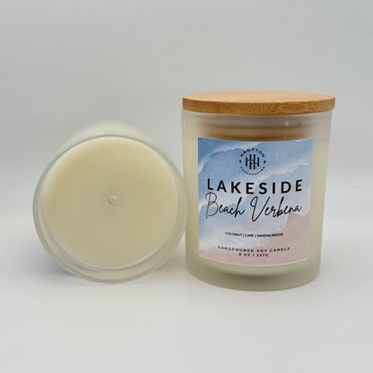 Lakeside Beach verbena candle